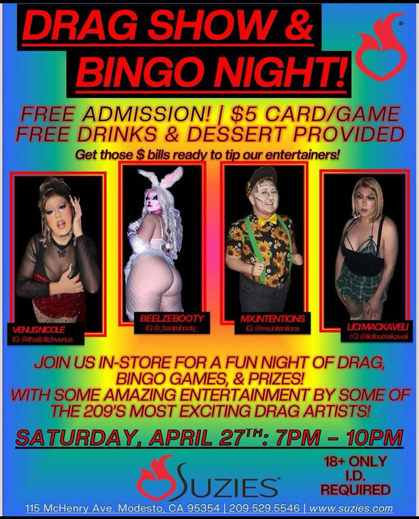 Let's Get Fabulous: Drag Bingo Comes to Our Modesto Store!