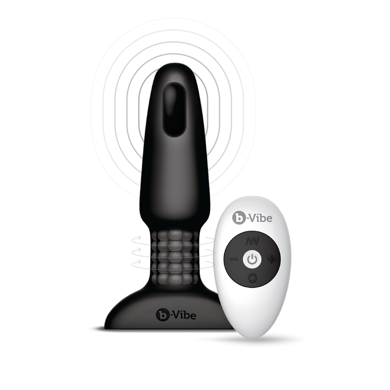 B-VIBE RIMMING PLUG BLACK