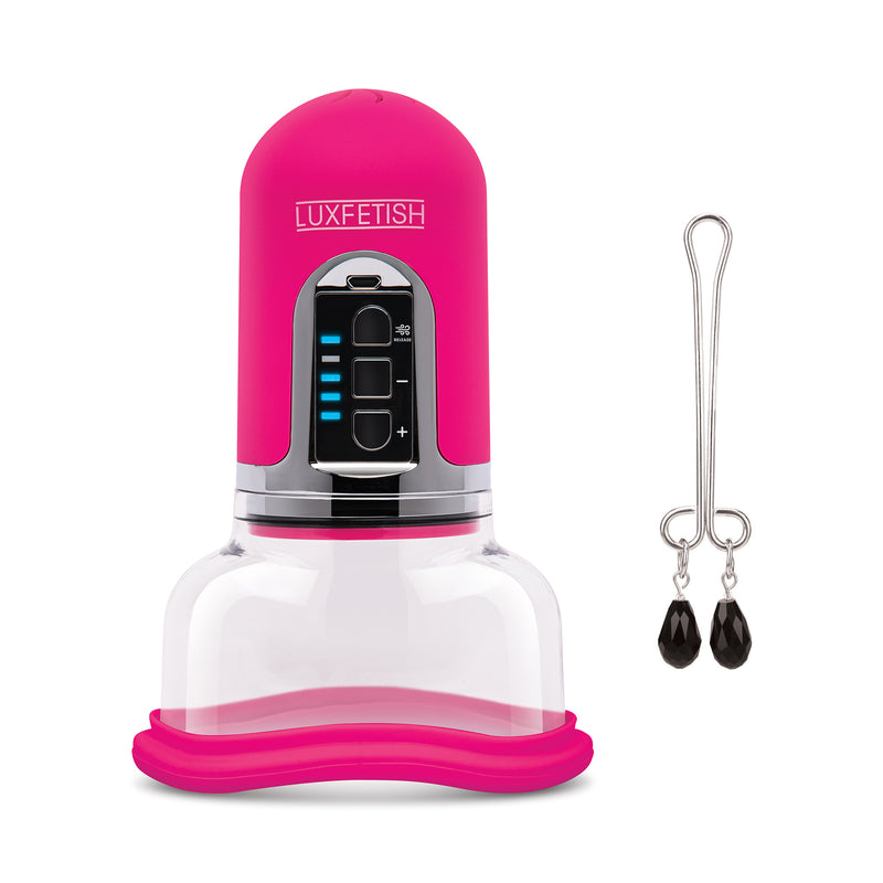 LUX FETISH ATUO P*SSY PUMP WITH CLIP CLAMP