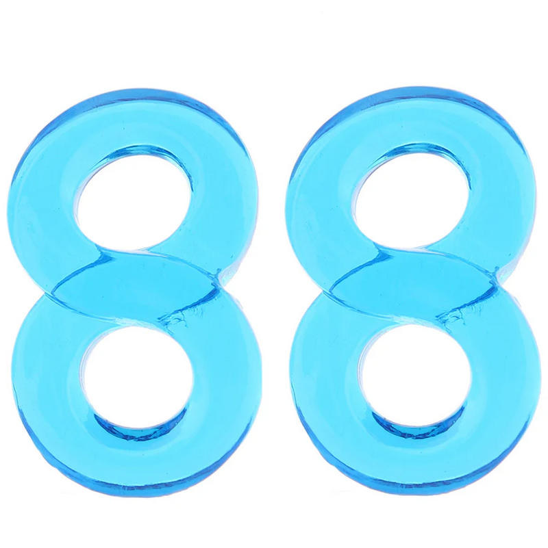 BLUE LINE 2 CT DUO C*CK & BALL RING
