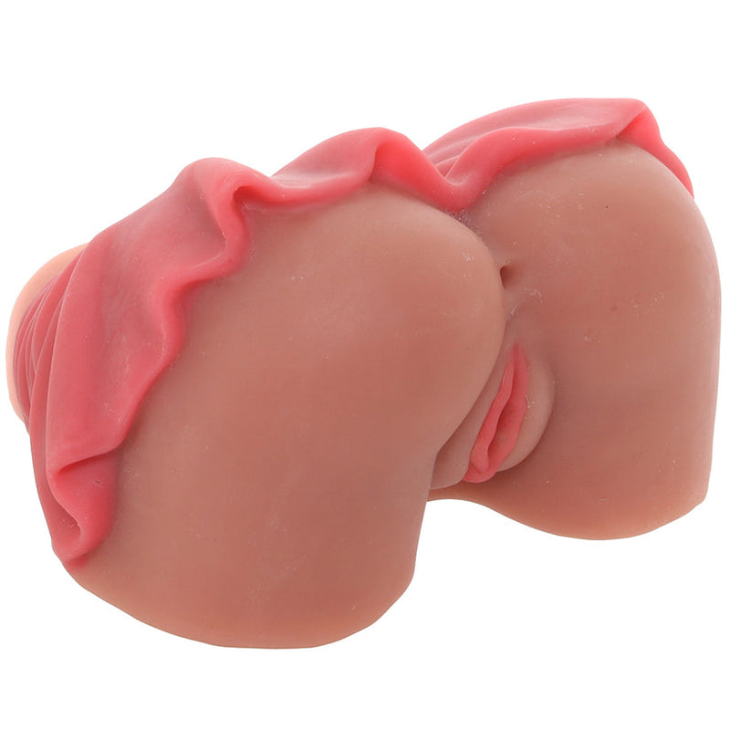 CHANELLE HEART IN MINI SKIRT P*SSY & ASS STROKER