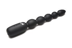 BANG! DIGITAL DISPLAY ANAL BEADS BLACK