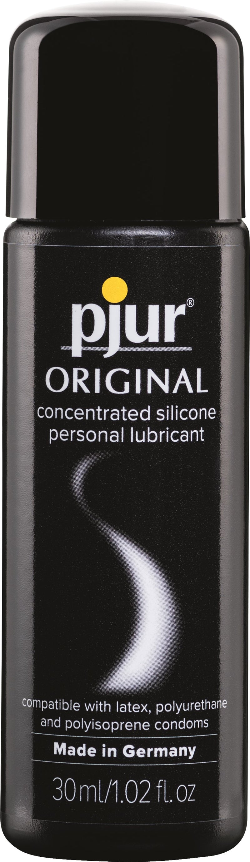 pjur Original concentrated silicone lubricant: 30 ml (1.02 fl oz) black bottle