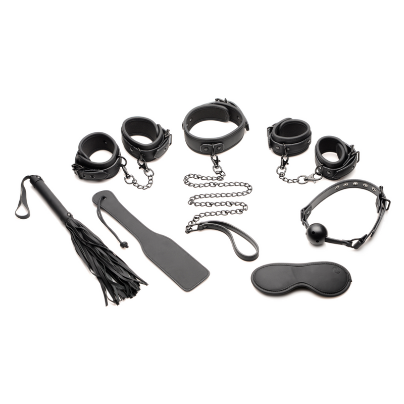MASTER SERIES OF KINK 10PC DELUXE BDSM SET