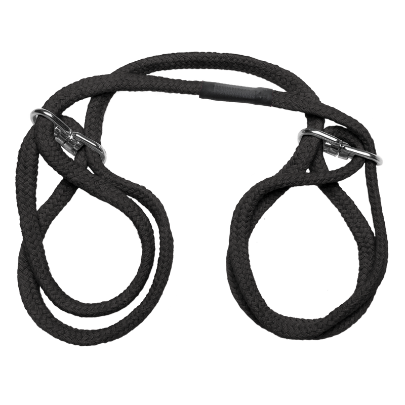 JAPANESE STYLE BDSM COTTON CUFFS BLACK