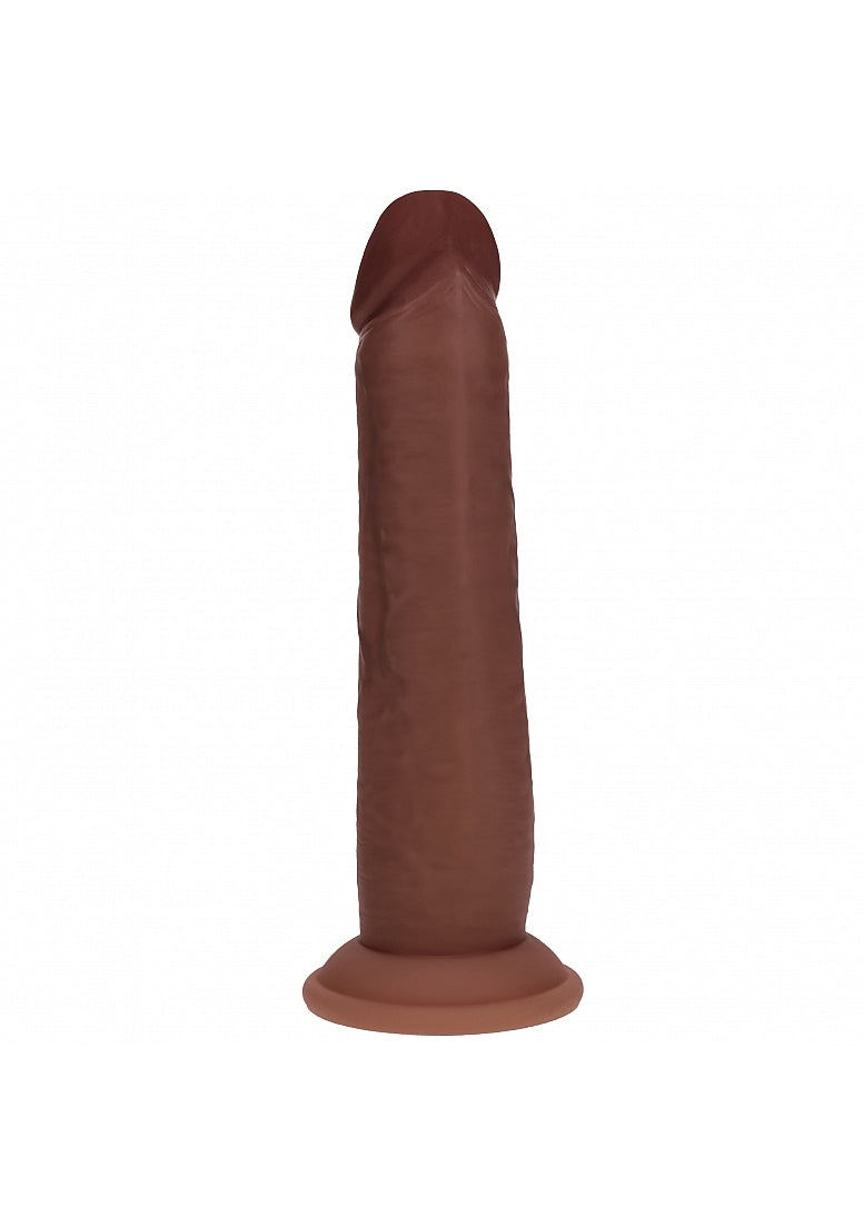 REALROCK SLIDING SKIN 8" DILDO BROWN