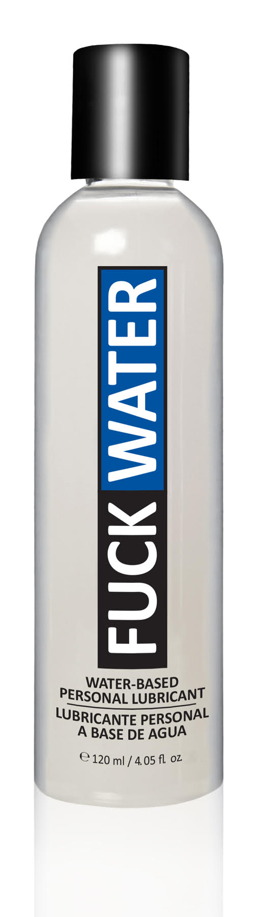 Fuck Water Original: water-based personal lubricant in a 4.05 fl oz (120 ml) white bottle with a black cap