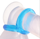 BLUE LINE 2 CT DUO C*CK & BALL RING