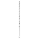 BLUE LINE TEARDROP STAINLESS STEEL URETHRAL SOUND 6"