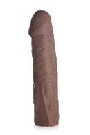 JOCK EXTRA LONG 1.5" PENIS EXTENDER SLEEVE DARK