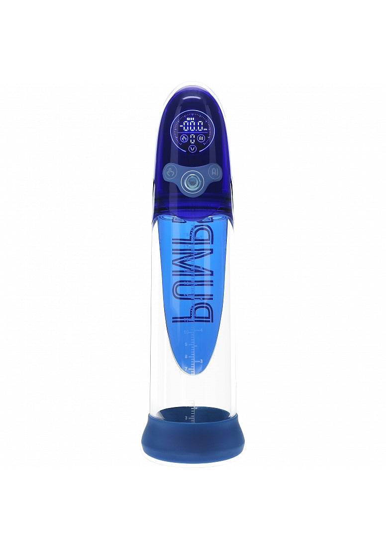 PUMPED AQUA PRO SUBMERSIBLE PENIS PUMP BLUE