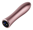 Angled view of the rose gold Bougie Bullet base with the FF power button, boost button and charging points