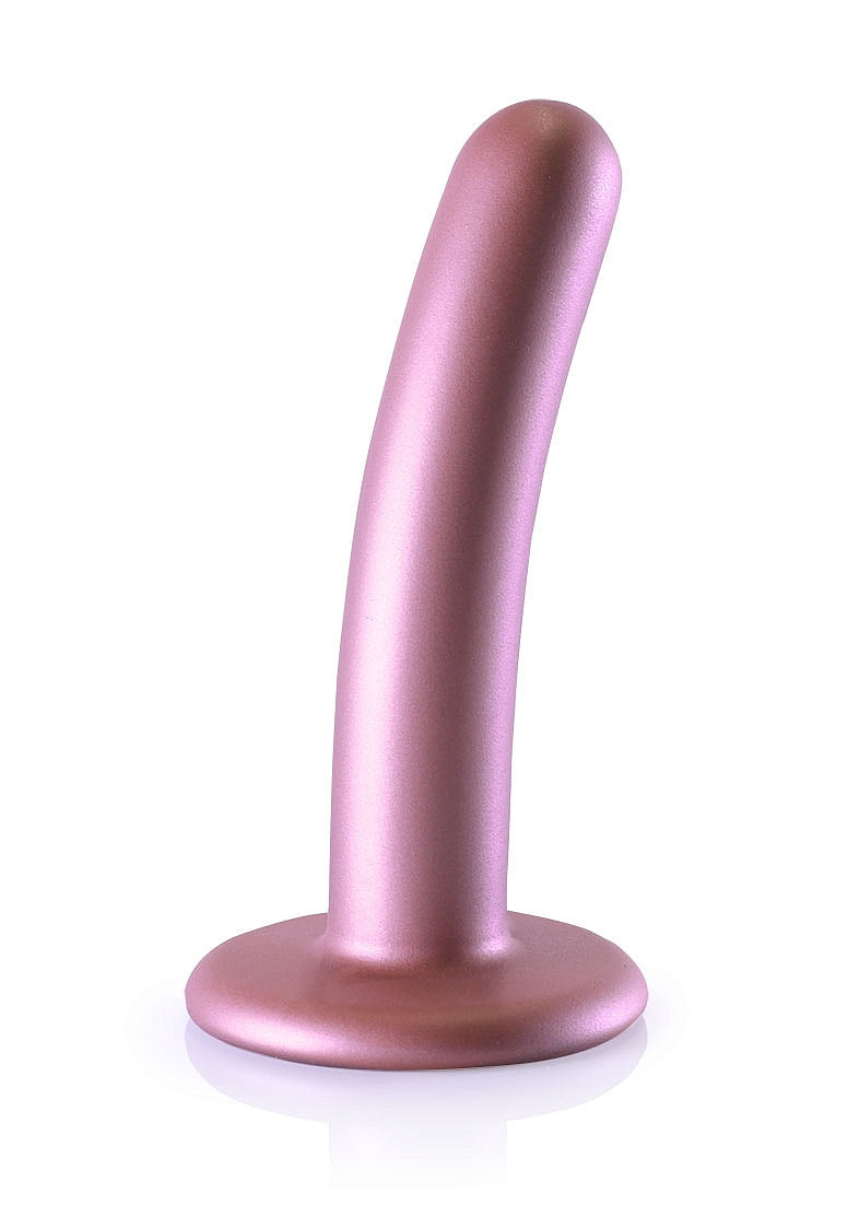 SMOOTH G SPOT 5" DILDO ROSE GOLD