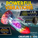 CREATURE C*CKS PHOENIX VIBRATING DILDO WITH REMOTE