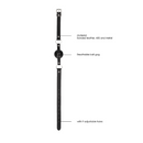 BREATHABLE BALL MOUTH PROP BLACK