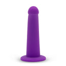 TOGETHER VIBES TILT STRAP ON HARNESS &  6.5" VIBRATING PURPLE DILDO
