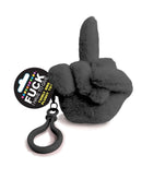 TWIRLY BIRD KEYCHAIN PLUSH BLACK