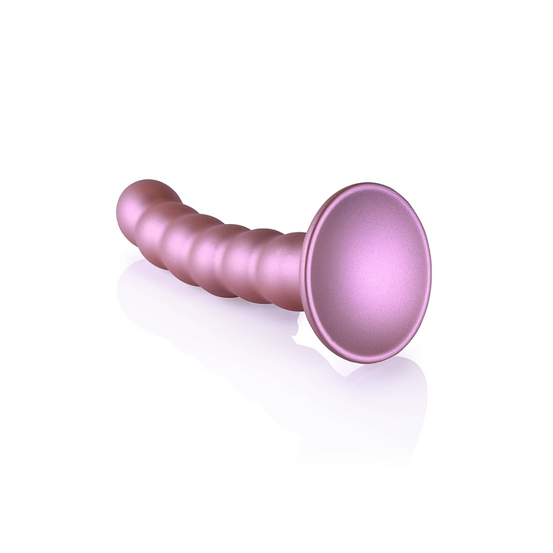 BEADED G SPOT 5" DILDO ROSE GOLD