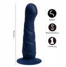 MARIN 8" DILDO BLUE