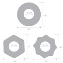 BLUE LINE NUTS & BOLTS 3CT COCK RINGS