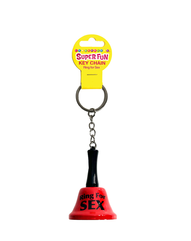 RING FOR SEX BELL KEYCHAIN