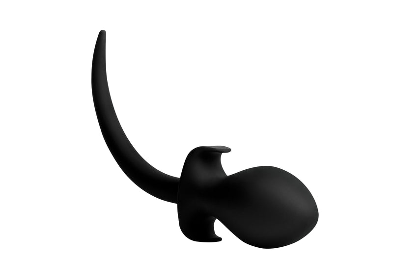 MASTER SERIES XL SILICONE PUPPY TAIL ANAL PLUG