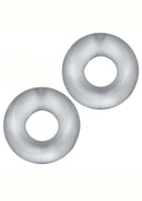 STIFFY 2-PACK BULGE COCK RINGS 2" CLEAR ICE