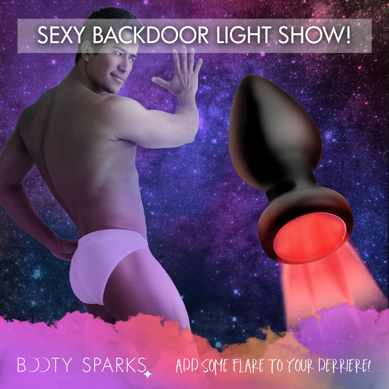 BOOTY SPARKS LED LIGHT UP ANAL PLUG LARGE