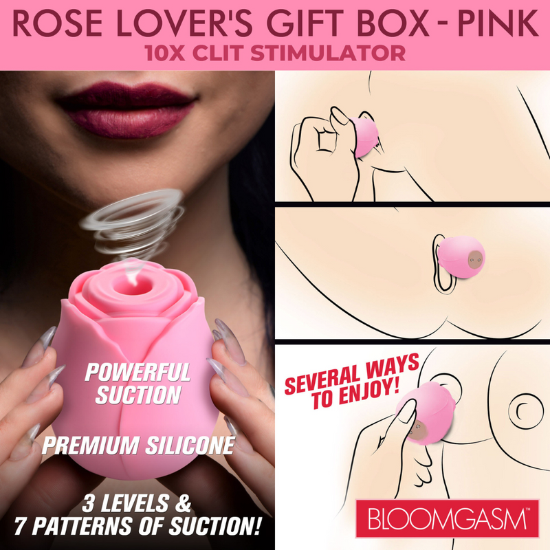 BLOOMGASM ROSE HEART BOX PINK