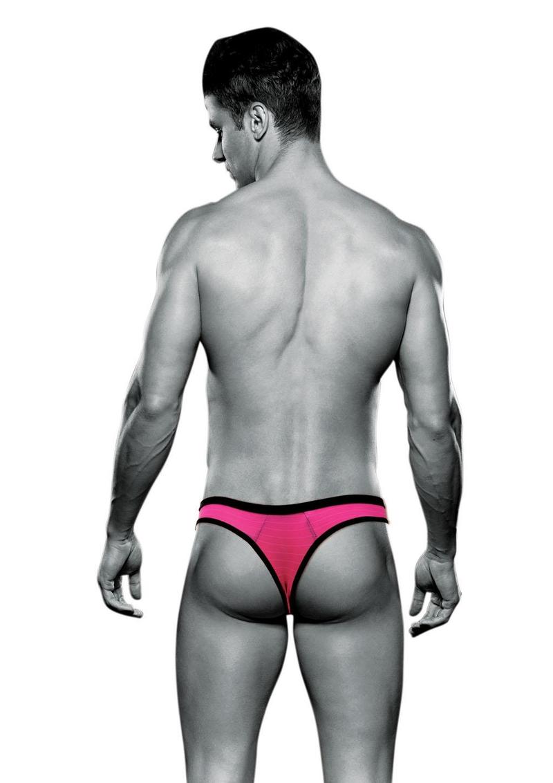 ENVY BAD BOY THONG PINK M/L