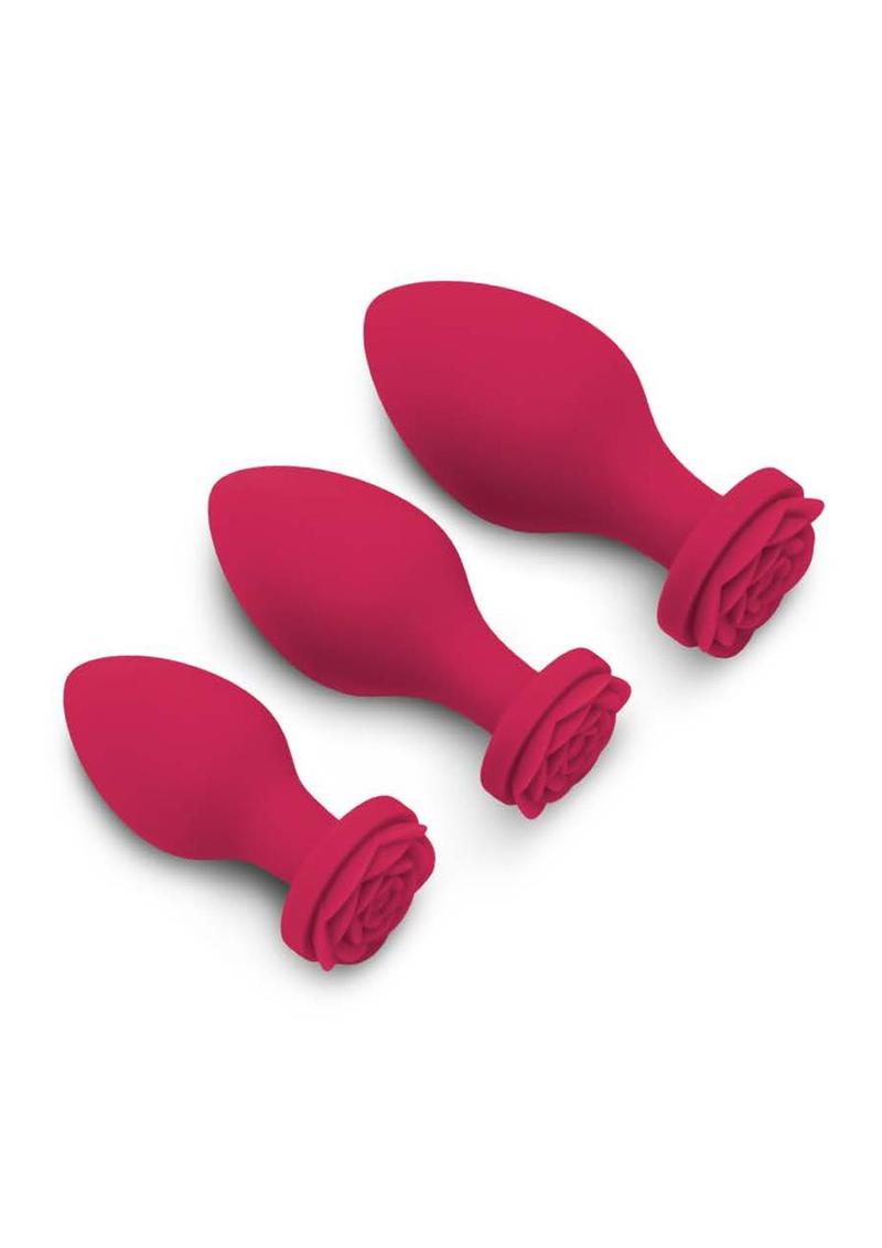SECRET KISSES ROSEGASM PLUG SET