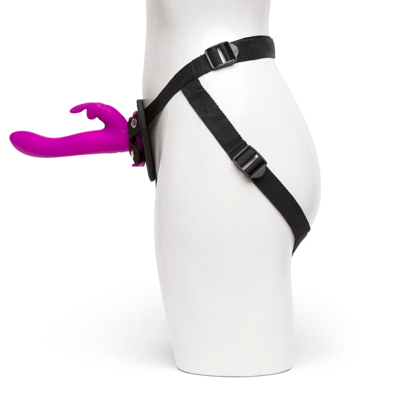 HAPPY RABBIT VIBRATING STRAP ON