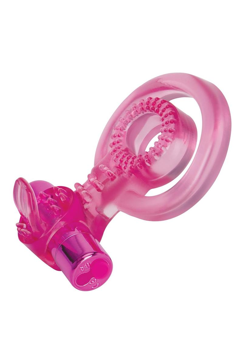 BODYWAND DUO RING WITH CLIT TICKLER PINK