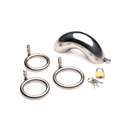 MASTER SERIES FORGED CAPTOR CHASTITY CAGE