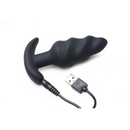 BANG! ULTRA SWIRL ANAL PLUG WITH REMOTE BLACK