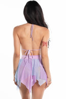 LILAC & BABY BLUE SKIRT O/S