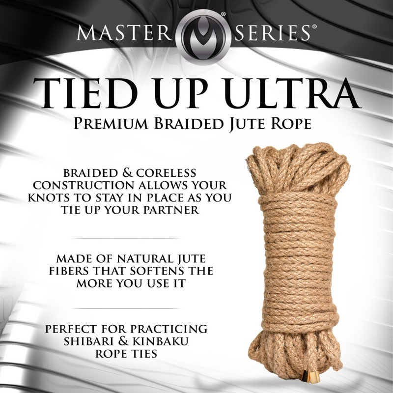 MASTER SERIES BRAIDED JUTE ROPE 50M