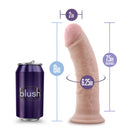 AU NATUREL 8" DILDO VANILLA