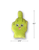 BAG OF F*S I HAVE TO GIVE, PLUSHY PILLOW WITH 5 FINGERS
