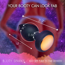 Size: small light up plug is 3.7 in long, 3 in insertable, 1.4 in wide with a 0.66 in neck