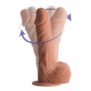 STRAP U GROOVE STRAPON HARNESS & VIBRATING, ROTATING DILDO & REMOTE