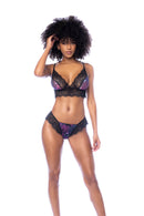 TWO PIECE SET NIGHT BUTTERFLY S/M