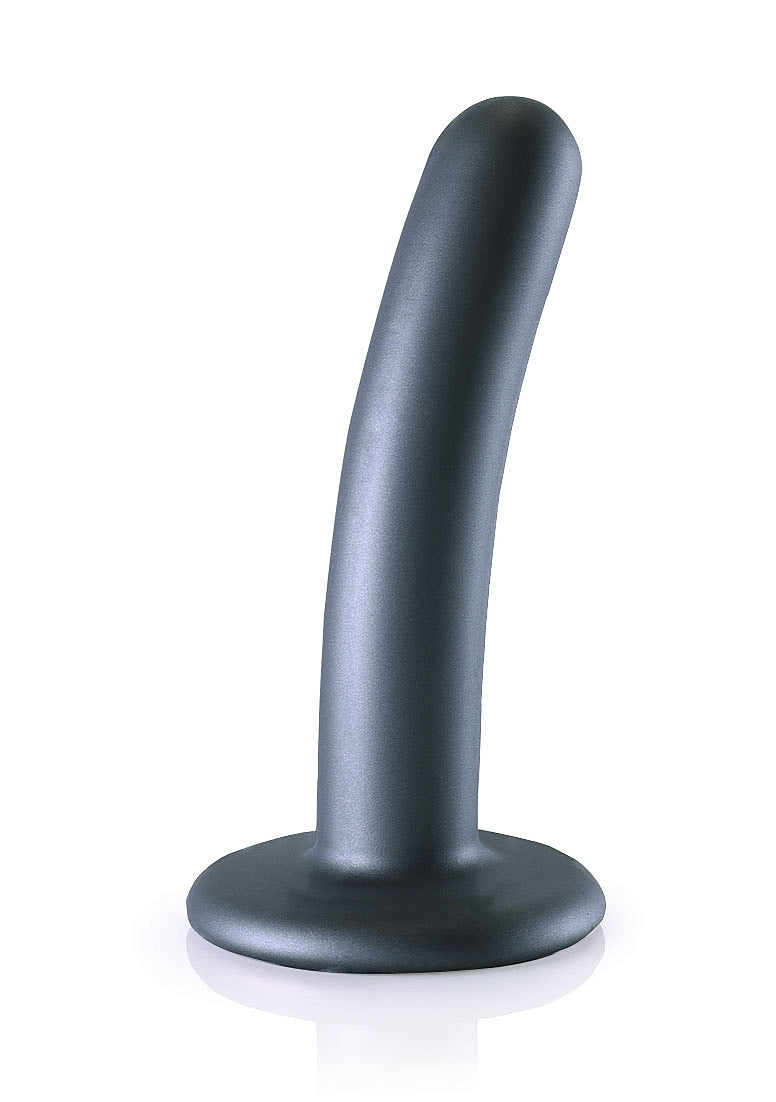 SMOOTH G SPOT 5" DILDO GUNMETAL