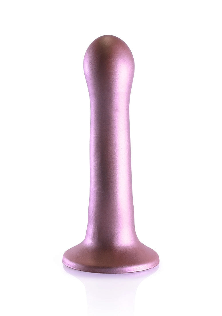 SMOOTH CURVY 7" DILDO ROSE GOLD