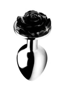BOOTY SPARKS BLACK ROSE ANAL PLUG SMALL