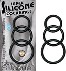 SUPER SILICONE RING 3CT BLACK