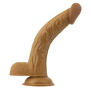 ALL AMERICAN WHOPPER 8"LATIN CURVED DILDO