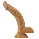 ALL AMERICAN WHOPPER 8"LATIN CURVED DILDO