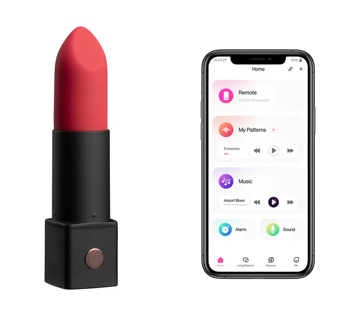 LOVENSE EXOMOON BLUETOOTH LIPSTICK VIBE