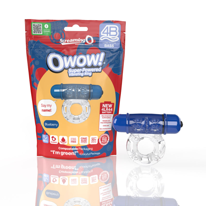 OWOW VIBRATING RING BLUEBERRY